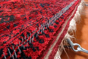 Деформация геометрии основы ковра